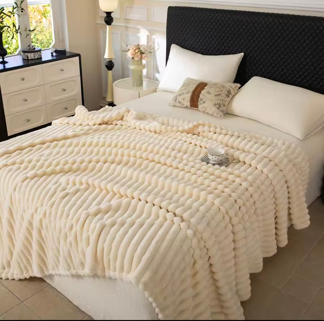 Luxe Fluffy Throw Blanket